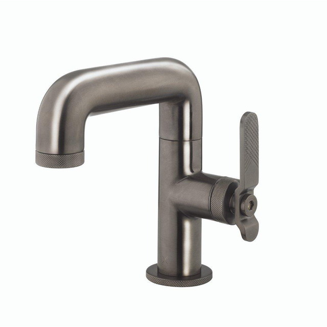 Crosswater Union Wastafelkraan - opbouw - enkel - brushed black chrome (gunmetal) UB110DNB
