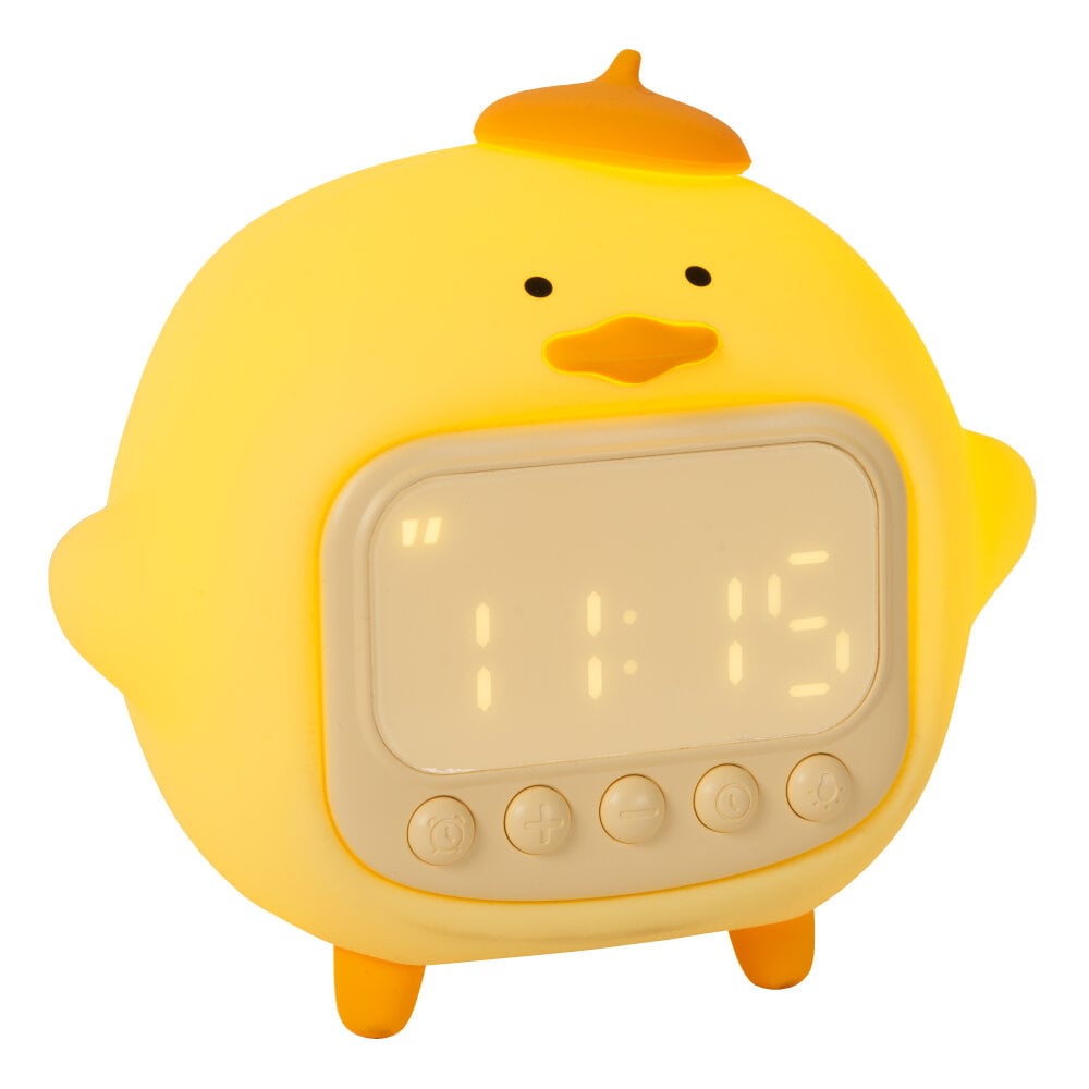 Lucide PINCHA DUCK - Oplaadbare Tafellamp Kinderkamer - Accu/Batterij - LED 3 StepDim - 1x1,5W 2100K - Met muziekfunctie - Geel | Essential