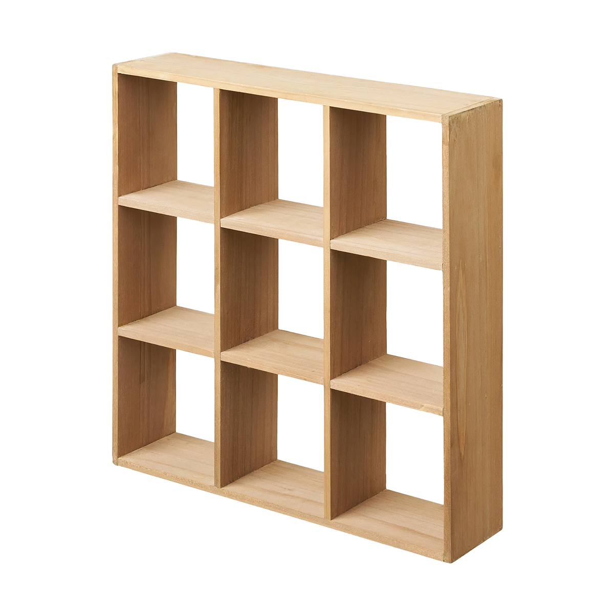 Artichok Holden houten wandrek naturel - 46 x 46 cm