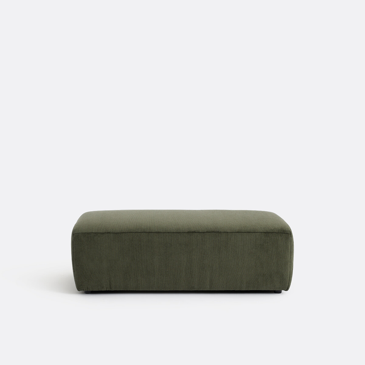 LA REDOUTE INTERIEURS XL poef, fijn geribbeld fluweel, Liora