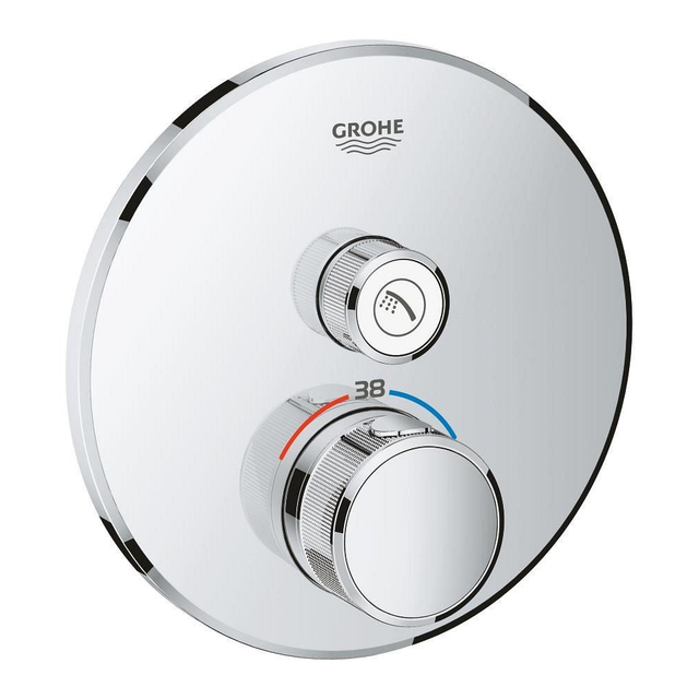 Grohe Grohtherm smartcontrol inbouw douchekraan thermostatisch supersteel 29118dc0