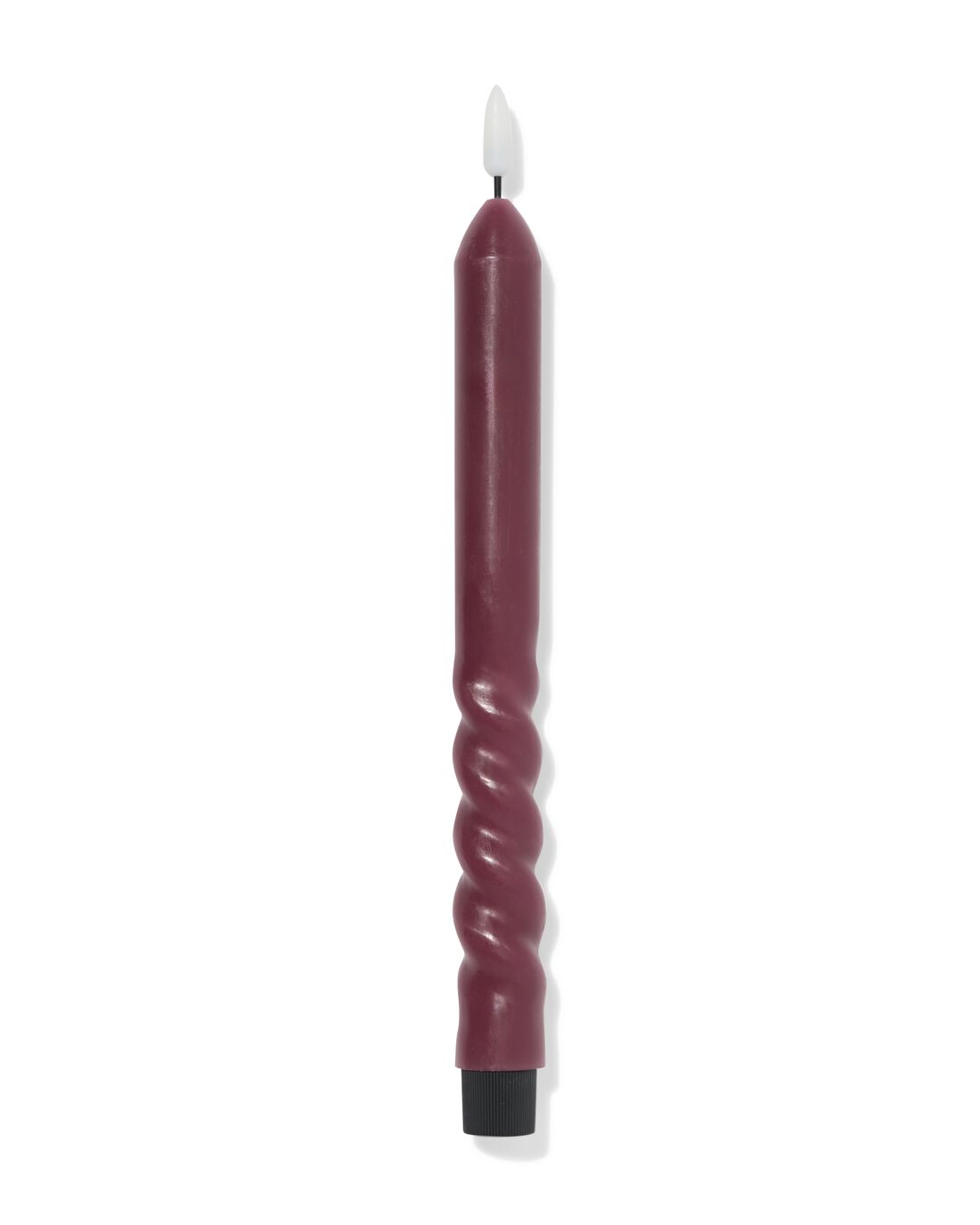 HEMA Led Huishoudkaars ⌀2.3x29cm Duo Aubergine (aubergine)