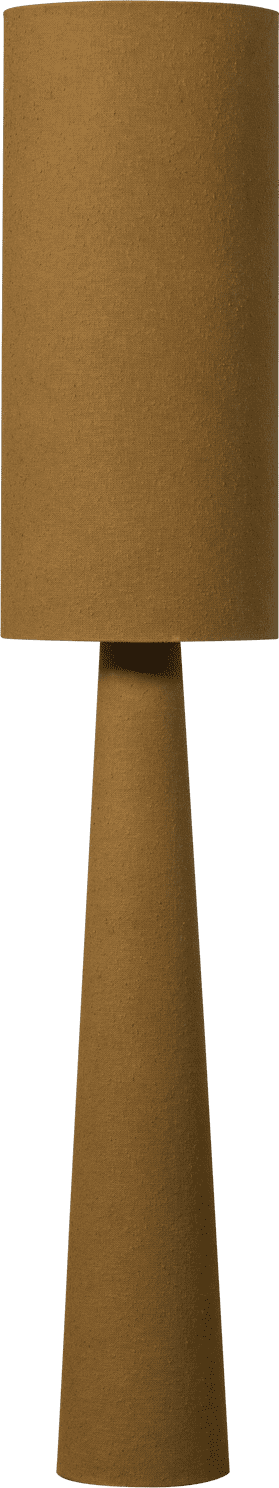 Loft vloerlamp xl metaal/boucle tapenade 187xo35cm