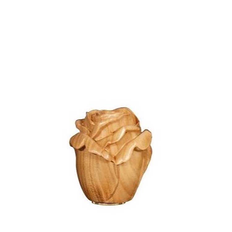 Urnwebshop Mini Roos Urn, Licht Gebeitst Kersenhout (0.01 liter)