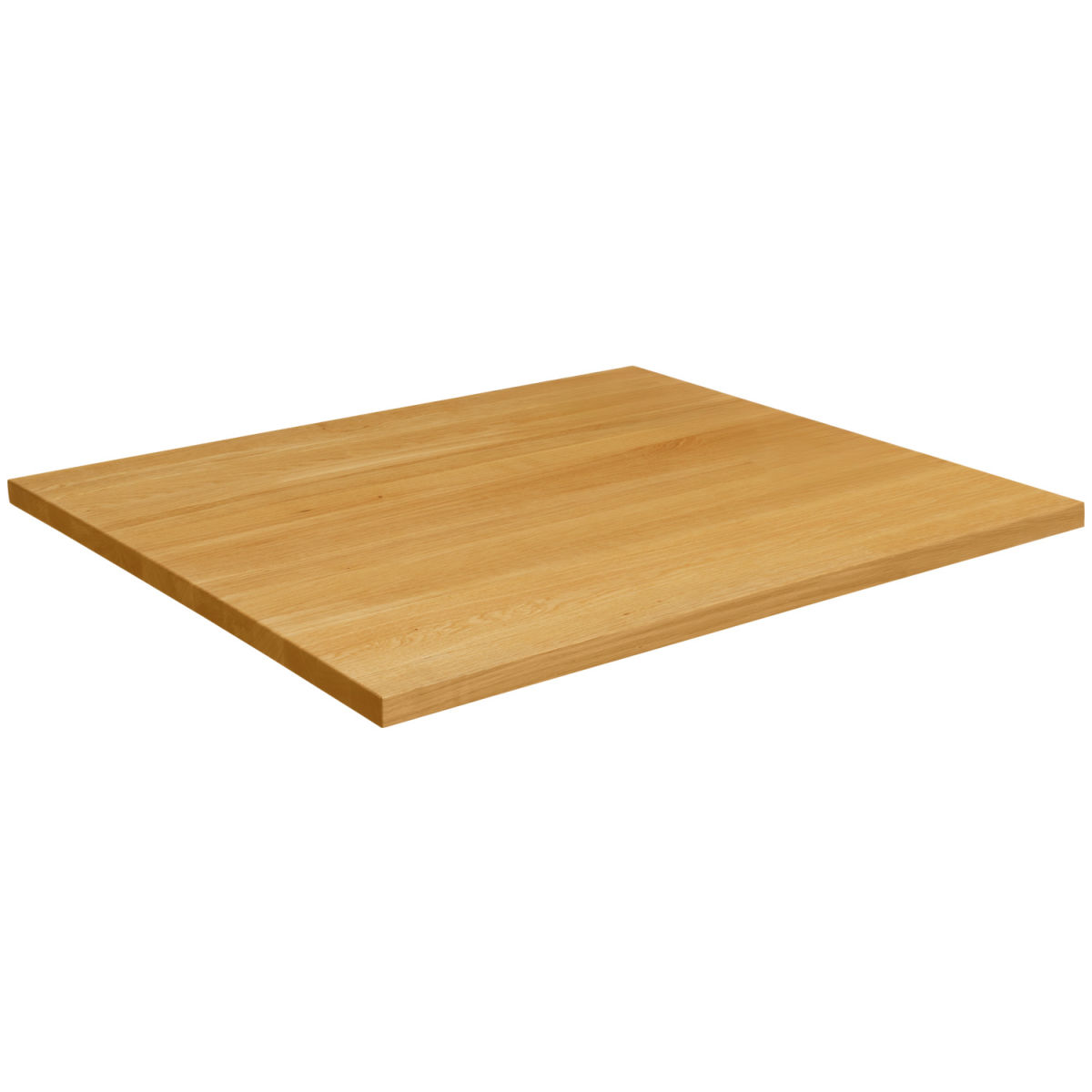 Vega Massief houten tafelblad Kentucky gelakt rechthoekig; 60x70x3 cm (LxBxH); eiken/naturel; rechthoekig