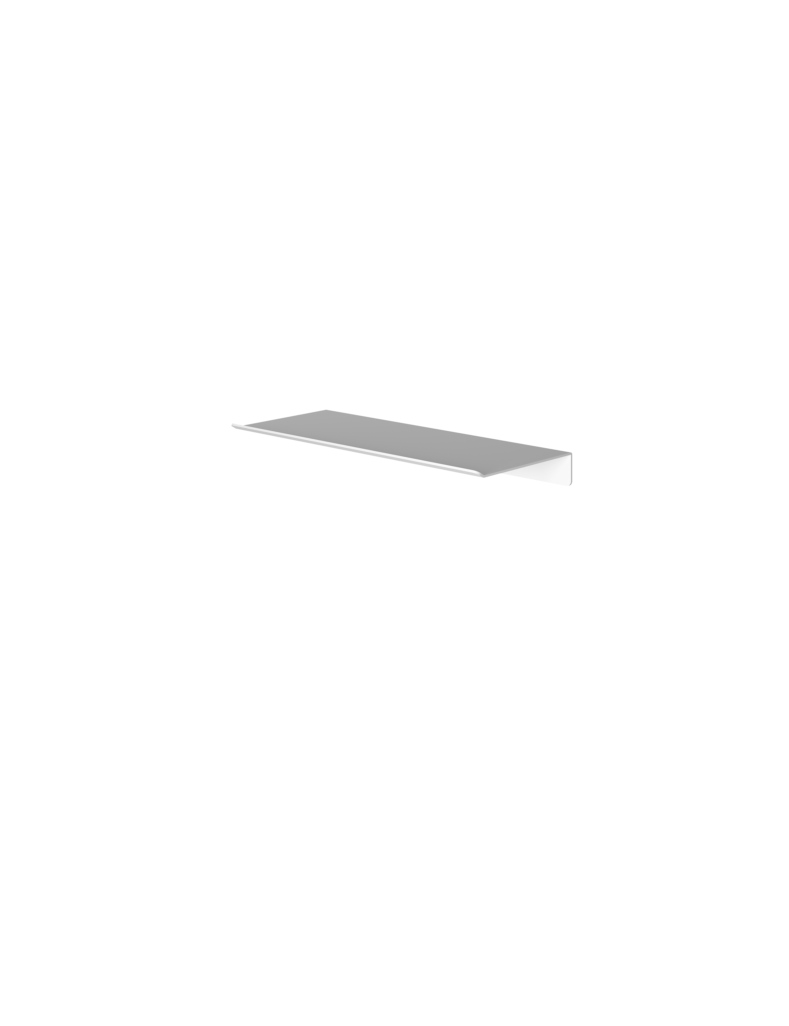 Hotbath &More Planchet 30 cm inclusief bevestigings rails Mat wit