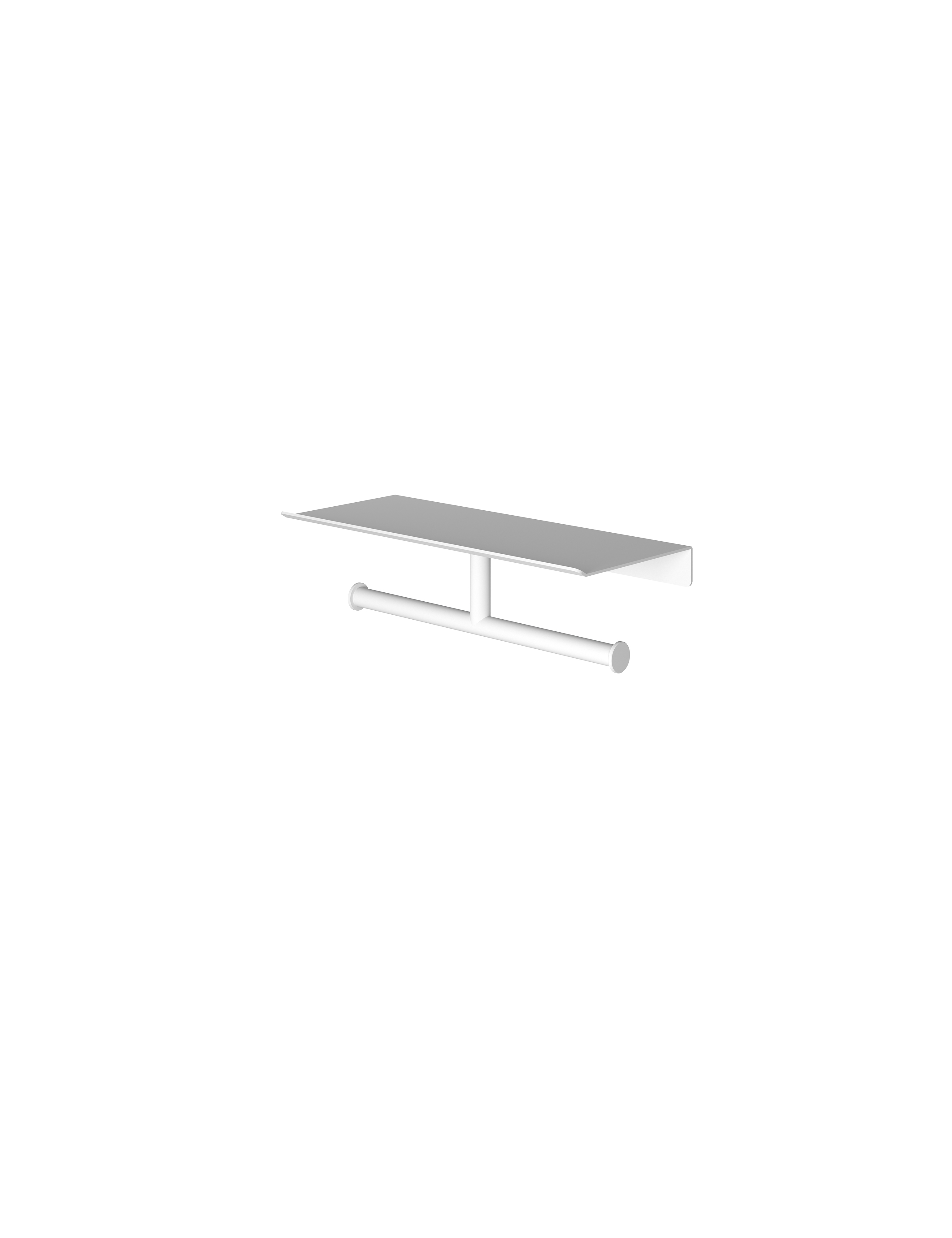Hotbath &More Dubbele rolhouder voor Planchet serie Mat wit