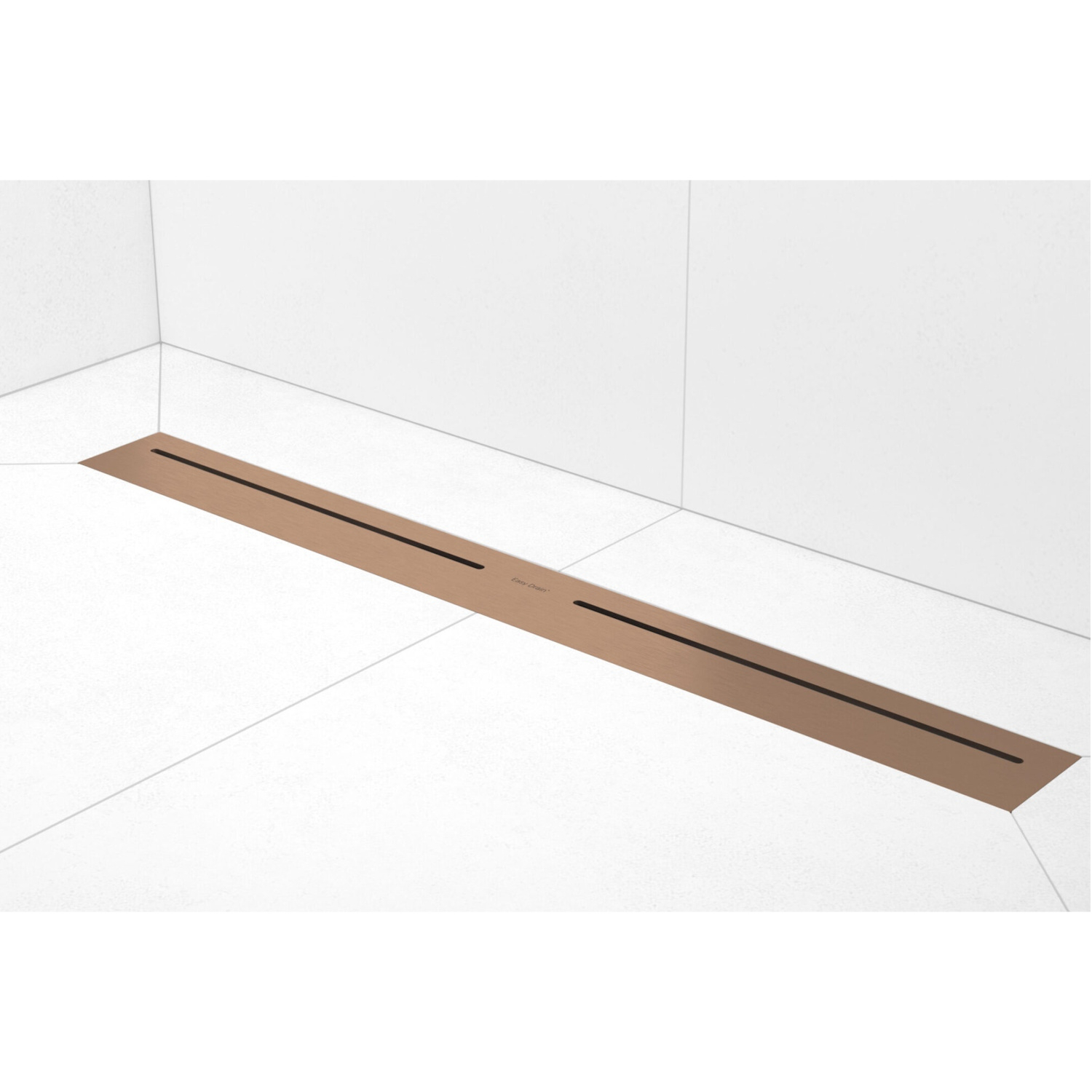 Easy Drain Douchegoot Easydrain PureFlow Dryphon 80 cm Red Gold