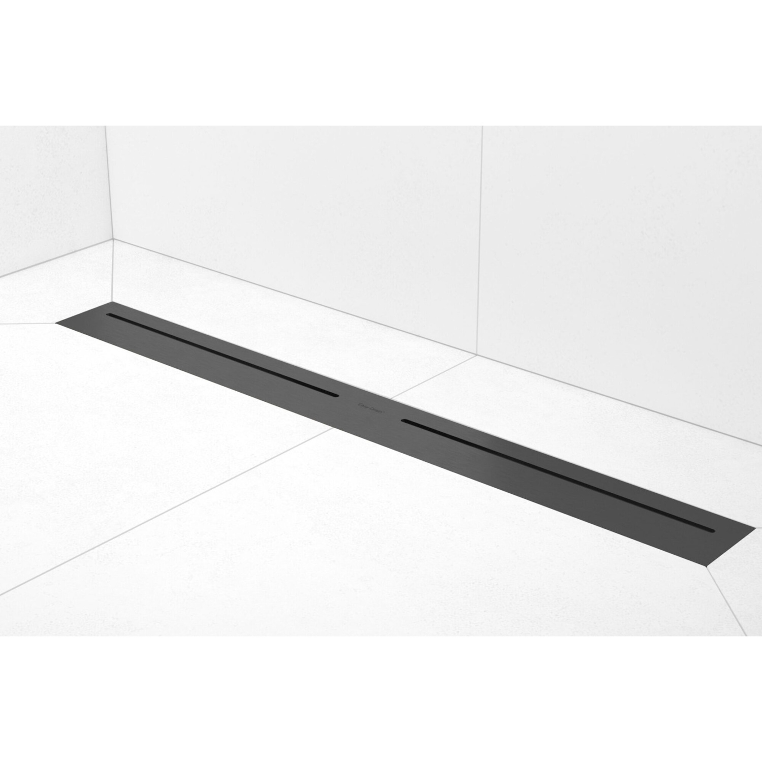 Easy Drain Douchegoot Easydrain PureFlow Dryphon 100 cm Brushed Black Chrome