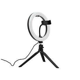 Meet_by_Paperflow meet by Paperflow Blogg ringverlichting tafellamp, PVC, 200 × 450 × 110 mm, 420 lm, warm wit, EEK G