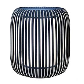 Meet_by_Paperflow meet by Paperflow Grace tafellamp blauw, fluweel/PVC, 24×28×24 cm, E27