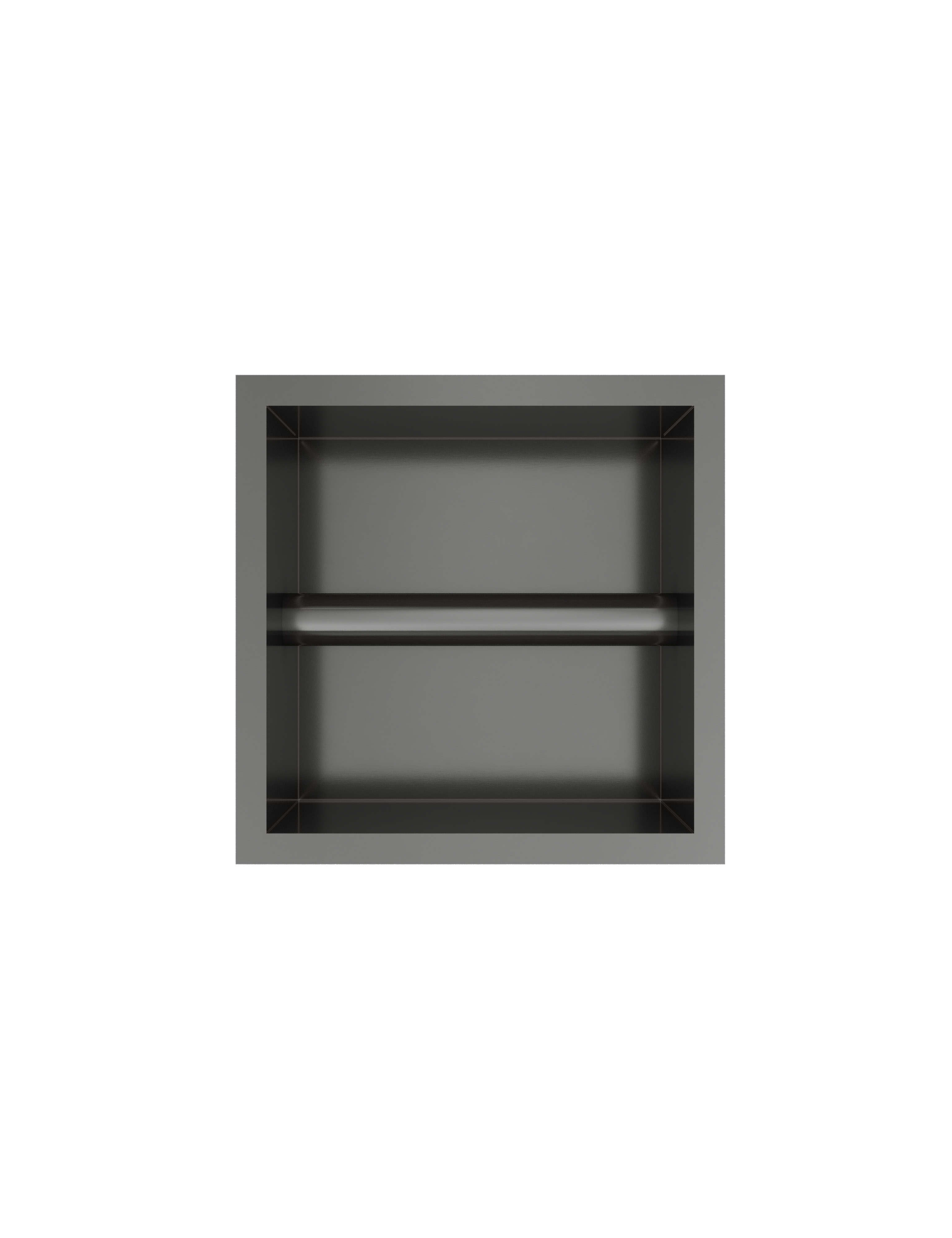 Hotbath &MORE Inbouw nis & borstelgarnituur 90x16x12,6cm Geborsteld Gunmetal PVD