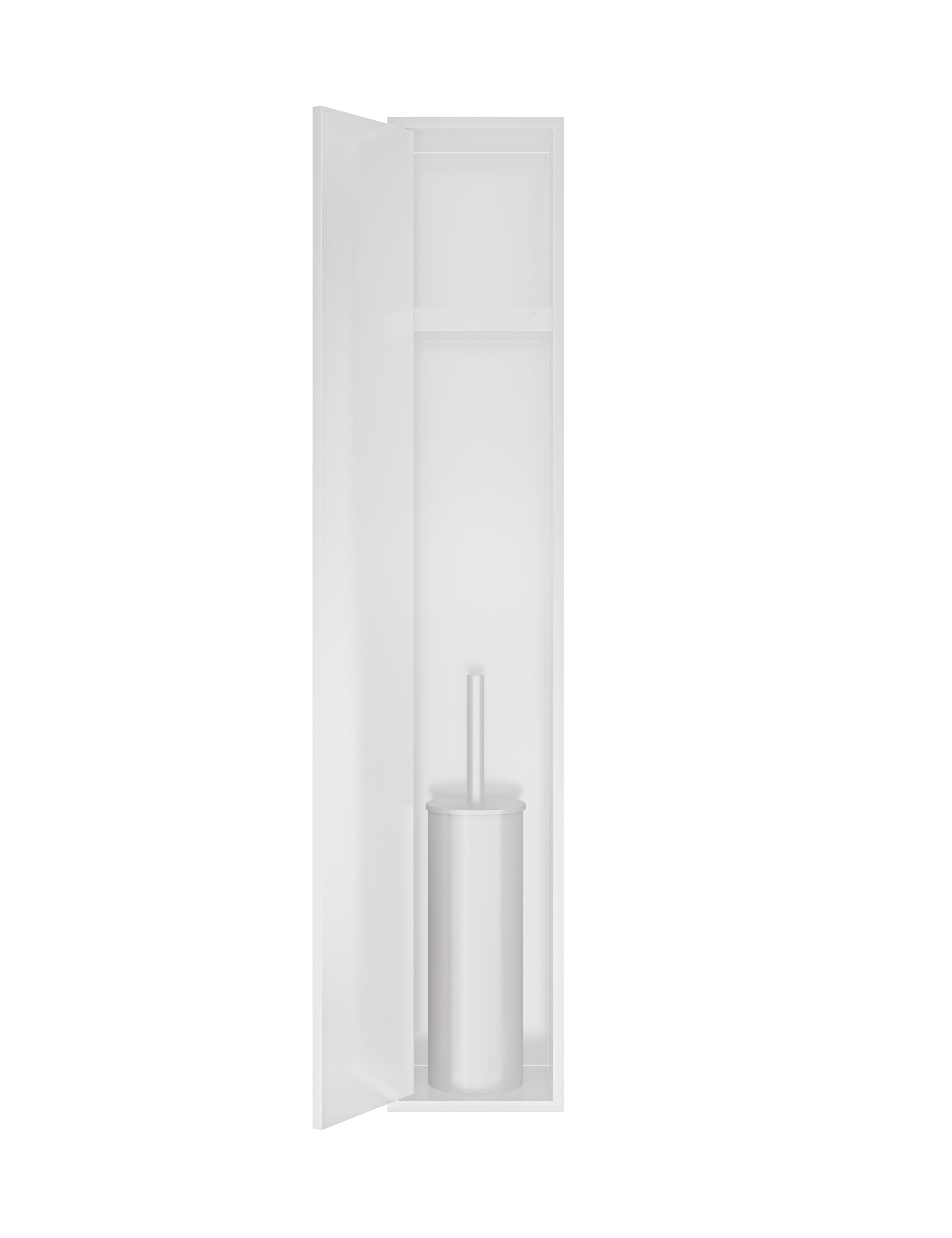 Hotbath &MORE Inbouw reserverol houder voor 6 rollen 74x20.9x14cm Mat Wit