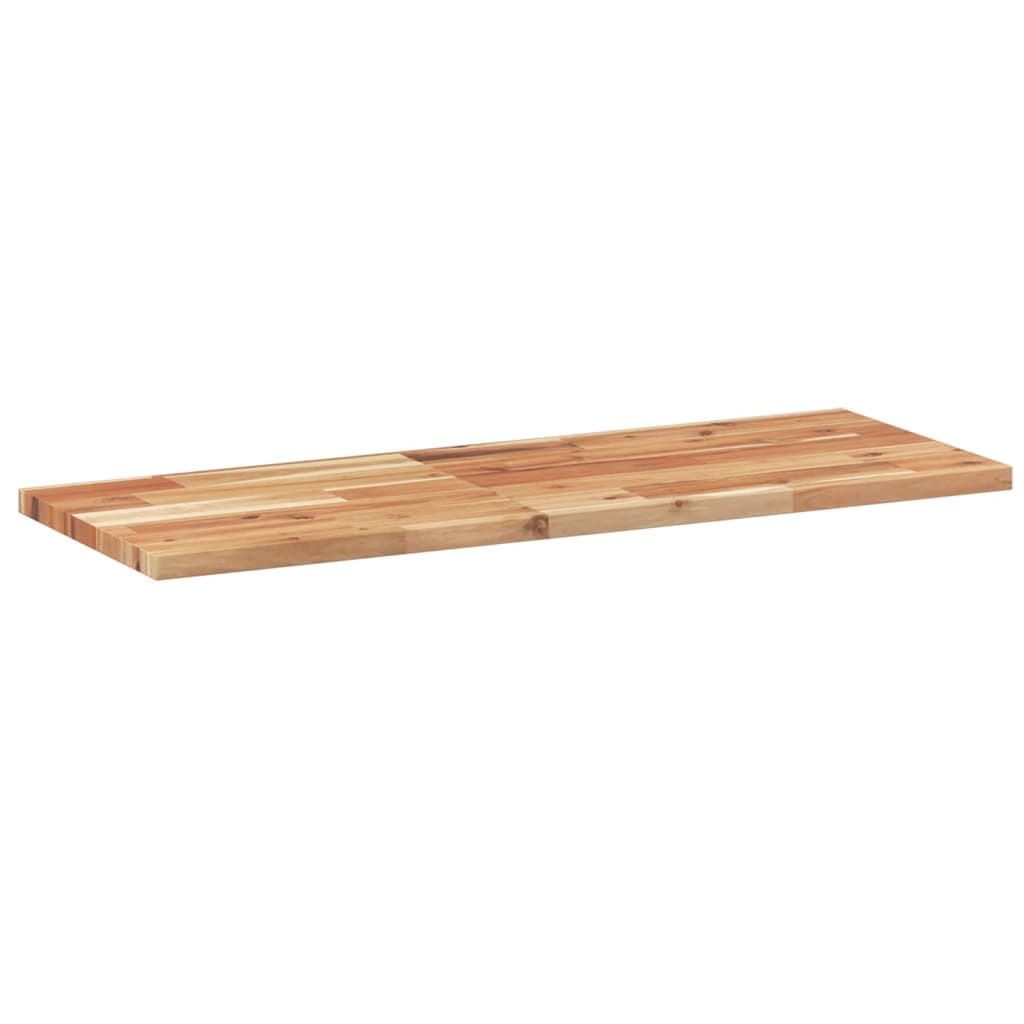 vidaXL Wandschappen 2 st zwevend olieafwerking 100x30x2 cm acaciahout