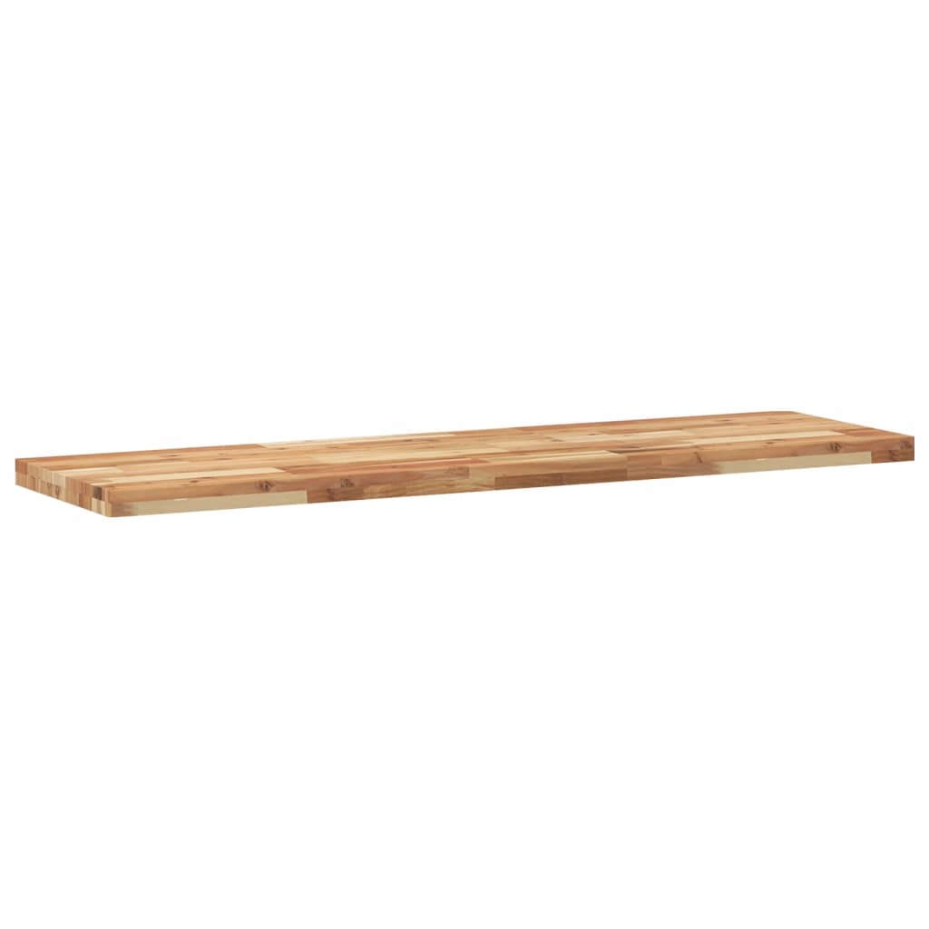 vidaXL Wandschap zwevend olieafwerking 140x40x4 cm massief acaciahout
