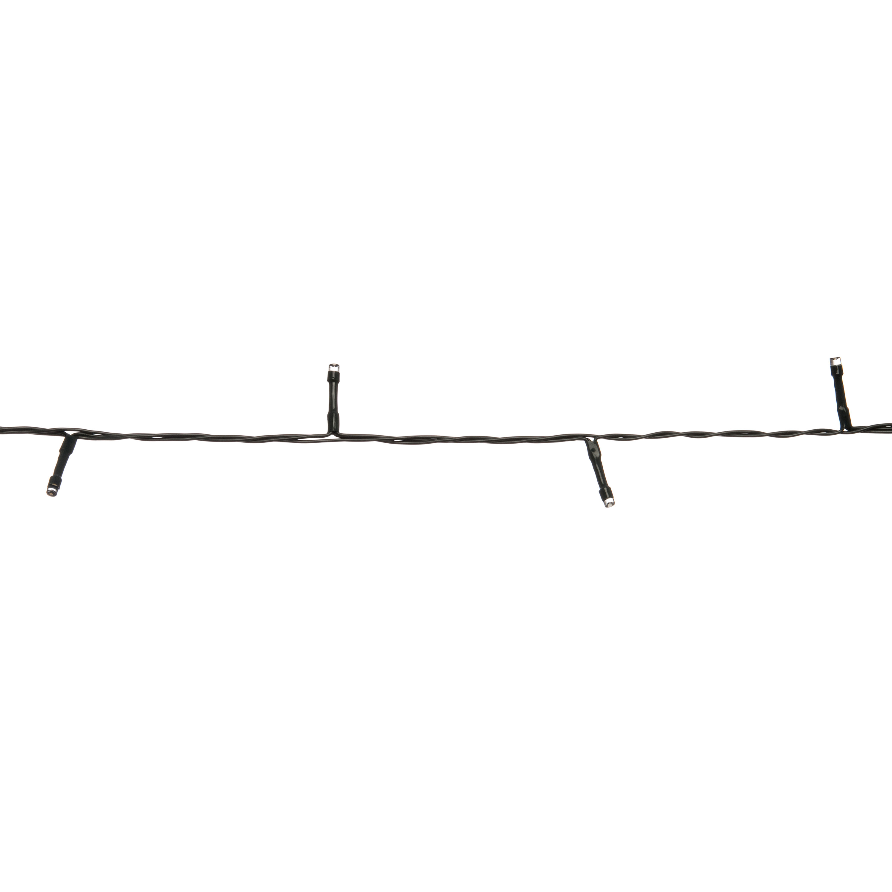 Anna's Collection Kerstverlichting Ivy - 2x - 100 led lampjes - warm wit - 750 cm - lichtsnoer -