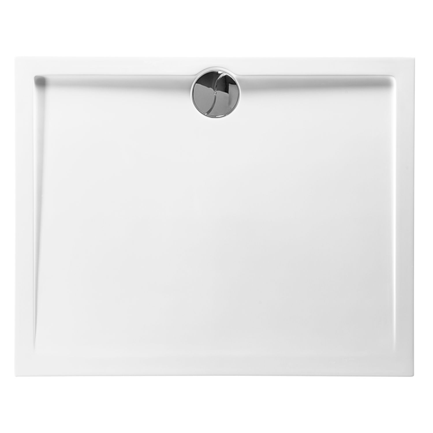 Allibert  Douchebak - Slim 100 X 80 Cm - Polybeton - Wit
