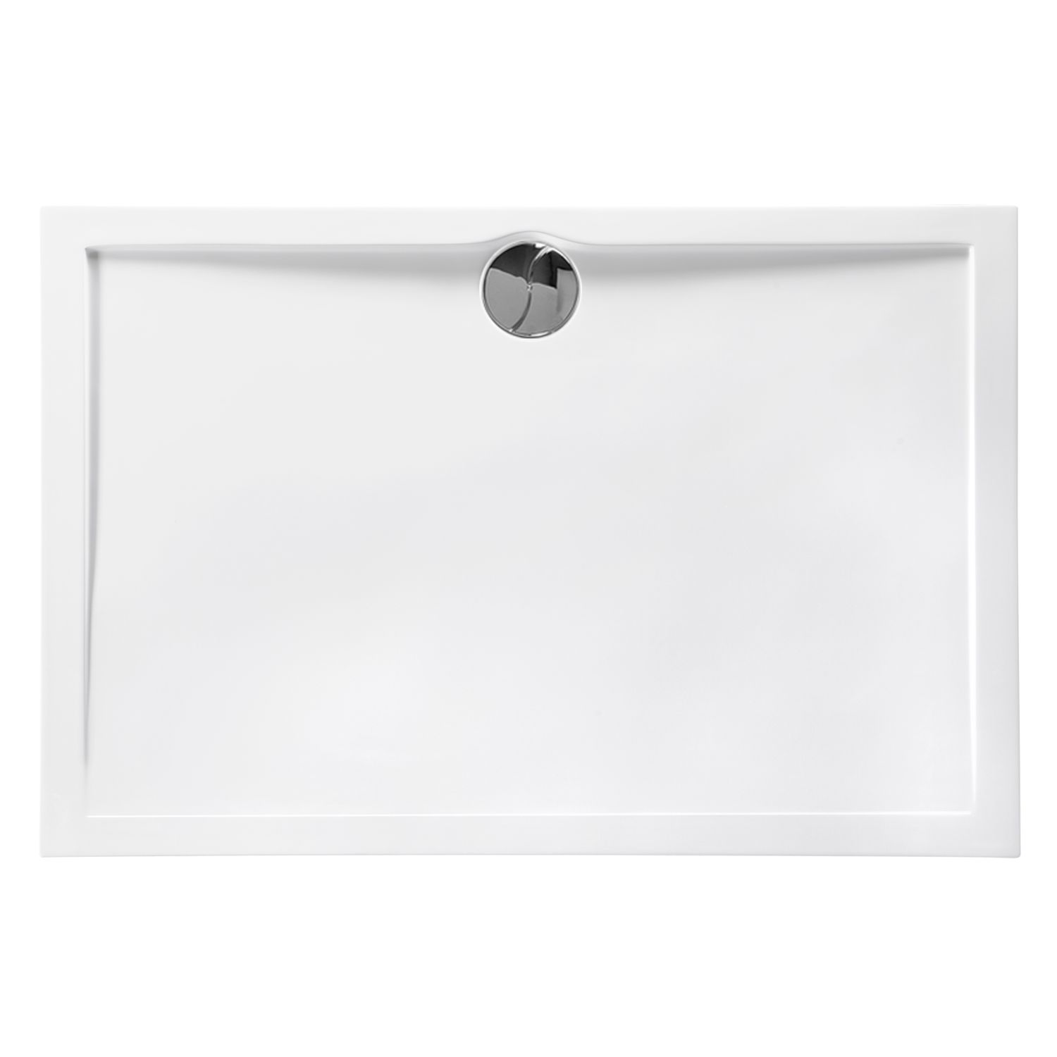 Allibert  Douchebak - Slim 120 X 80 Cm - Polybeton - Wit