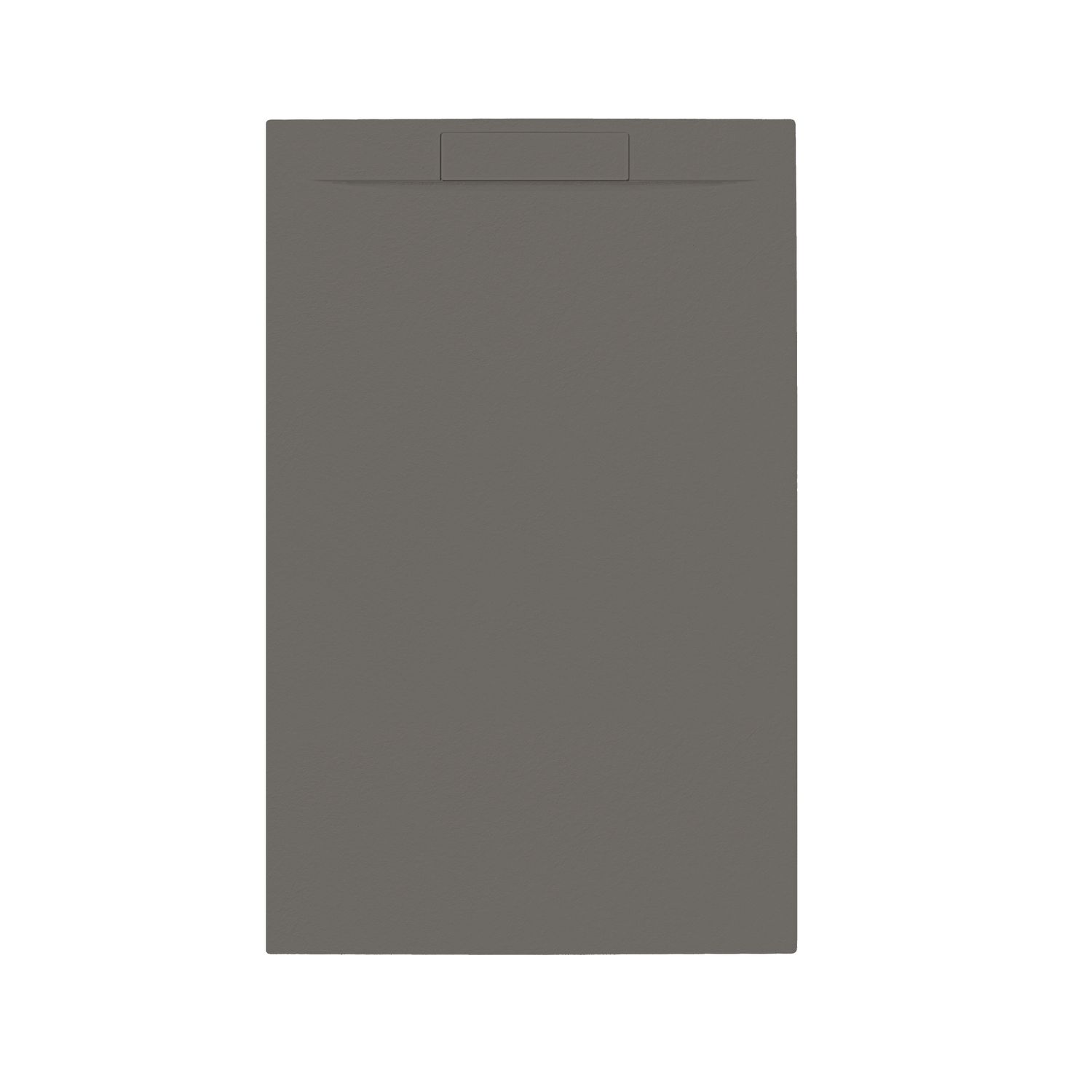 Allibert  Douchebak - Luna 140 X 90 Cm - Polybeton - Gun Metal