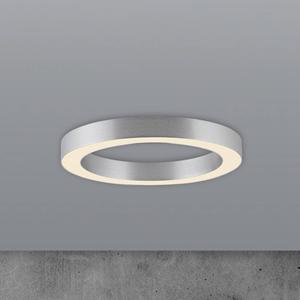 PURE LED-Deckenlampe Lines, &Oslash; 35 cm, silberfarben, CCT