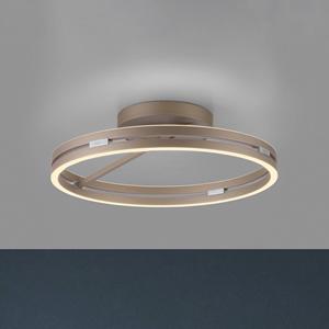 PURE LED-Deckenleuchte Loop bronzefarben, Metall &Oslash; 60 cm CCT