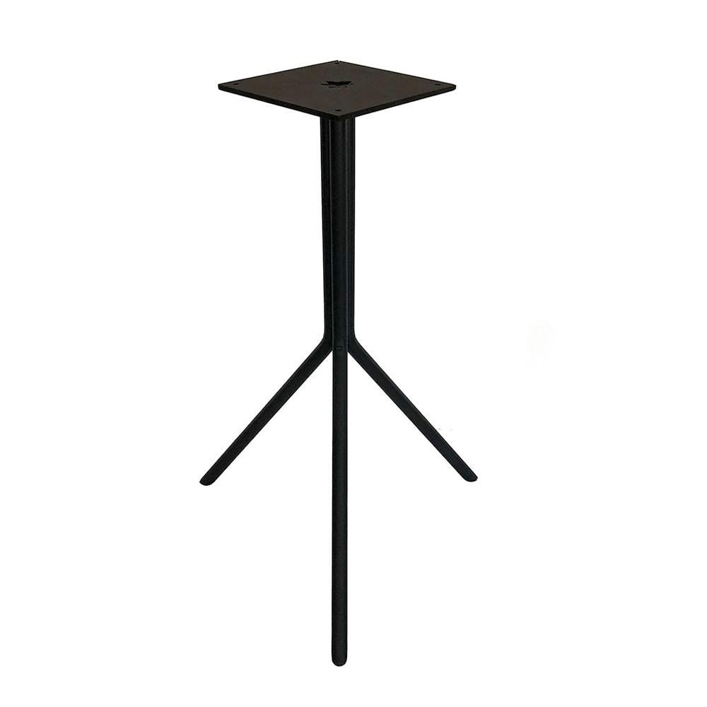 Furniture Legs Europe Stalen salononderstel zwart rond ø 36 cm en hoogte 50 cm (koker 1,6 cm)