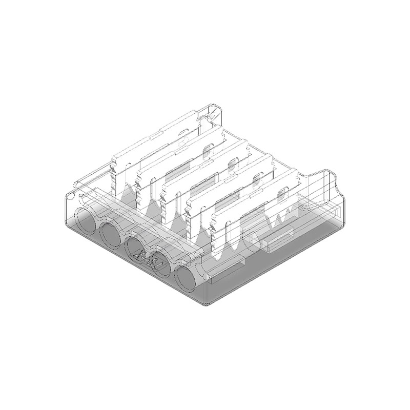 ELP Onderdeel LED-strip | strip to wire connector cob ip20 rgbw