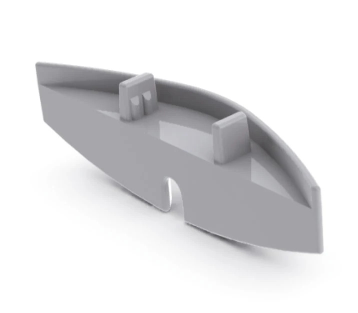 Prolumia Eindkap vloer 35mm, met schroefgat, PVC | 46290158