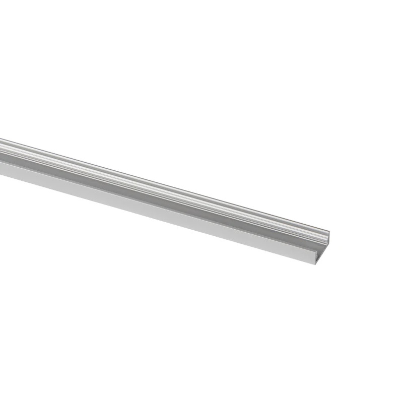 Prolumia Top Line Aluminium profiel 2m, mat satijn, Opbouw, 8mm, geanodiseerd | 46291330