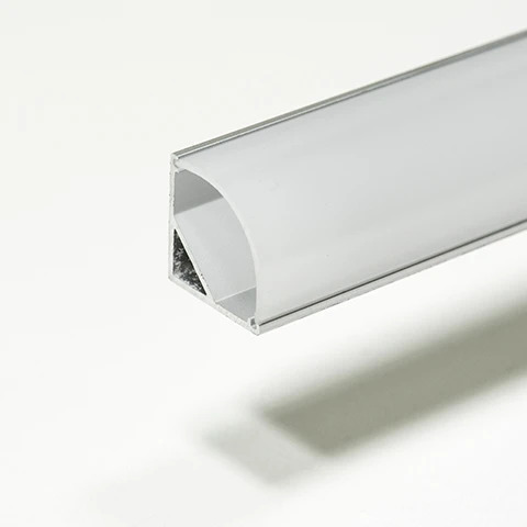 Prolumia Aluminium profiel 2m, Opbouw, hoekprofiel rond 16mm | 46291160