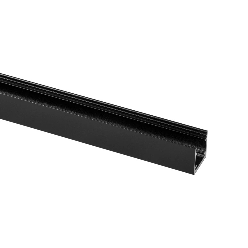 Prolumia Aluminium profiel 3m zwart RAL 9005 mat, Opbouw, 25mm | 46291305