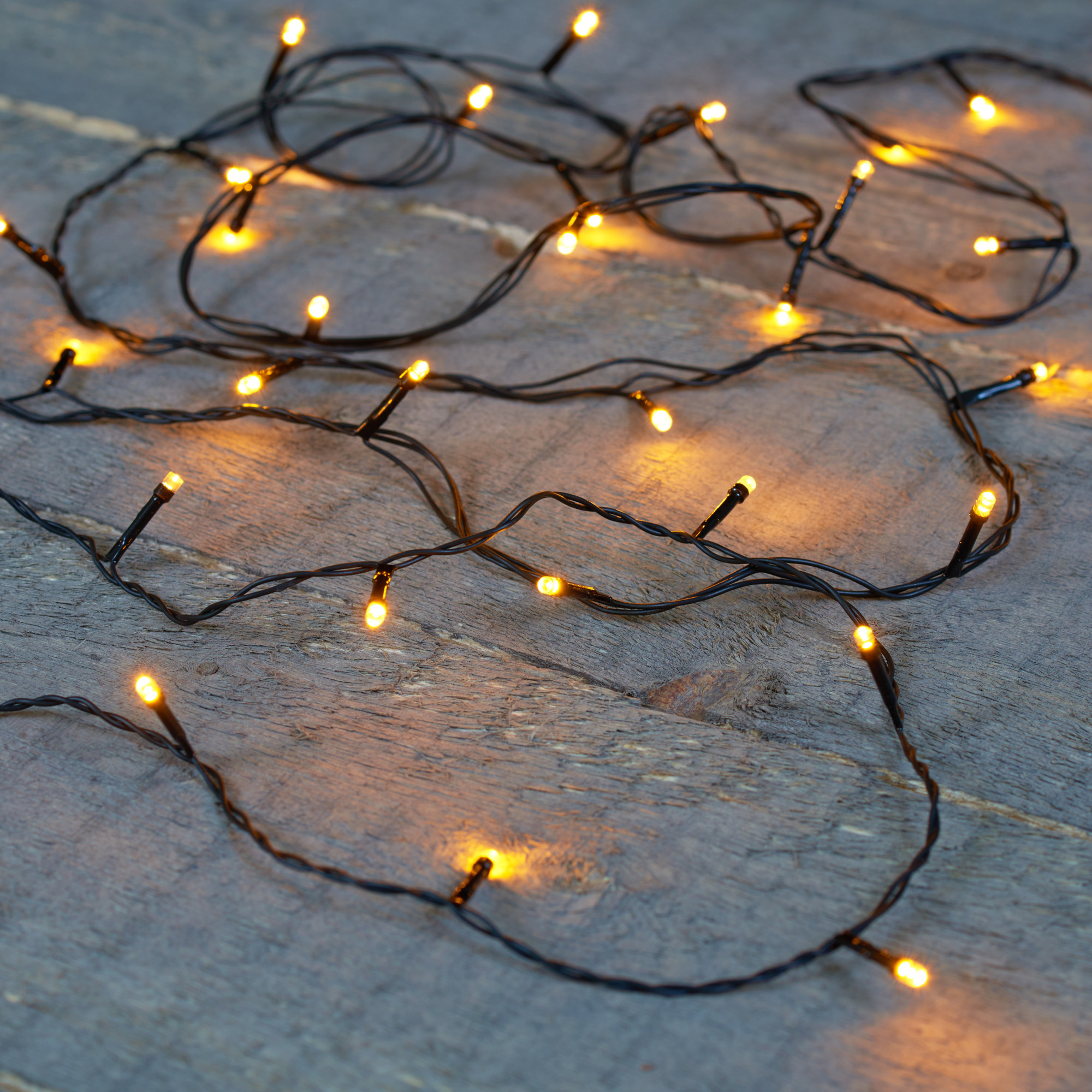 Anna's Collection Kerstverlichting premium - led lampjes - warm wit - 400 cm - lichtsnoer -