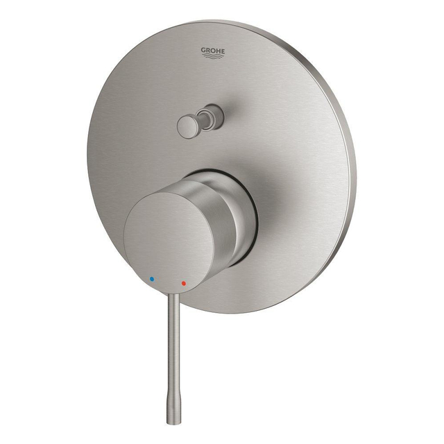 Grohe Essence New afbouwdeel voor inbouw badkraan met omstel supersteel 24058DC1 24058DC1
