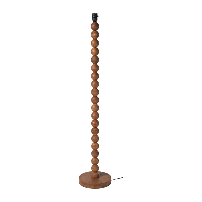 Xenos Lampvoet bollen hoog - bruin - ø25x130 cm