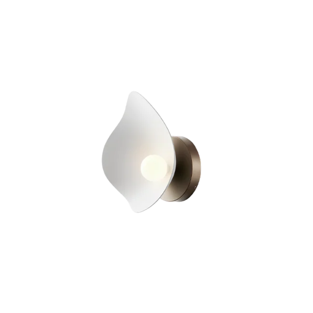 Nuura  Florii 1 Donkerbrons/Wit Wandlamp
