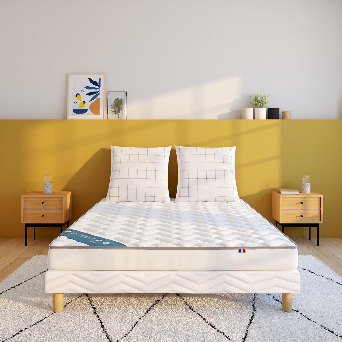 LA REDOUTE INTERIEURS Schuimmatras, half-stevig 14,5 cm