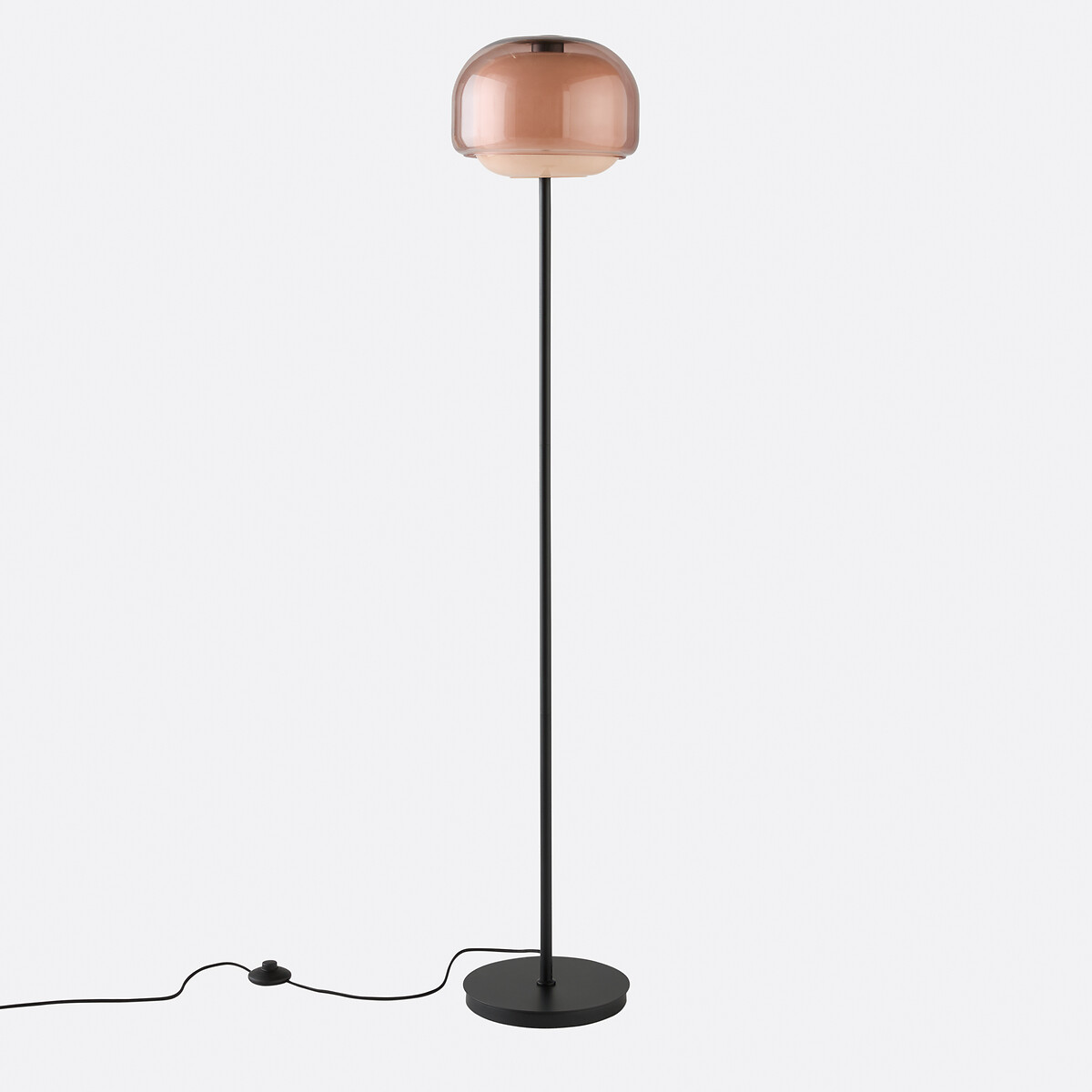 LA REDOUTE INTERIEURS Vloerlamp van gekleurd glas, Kinoko