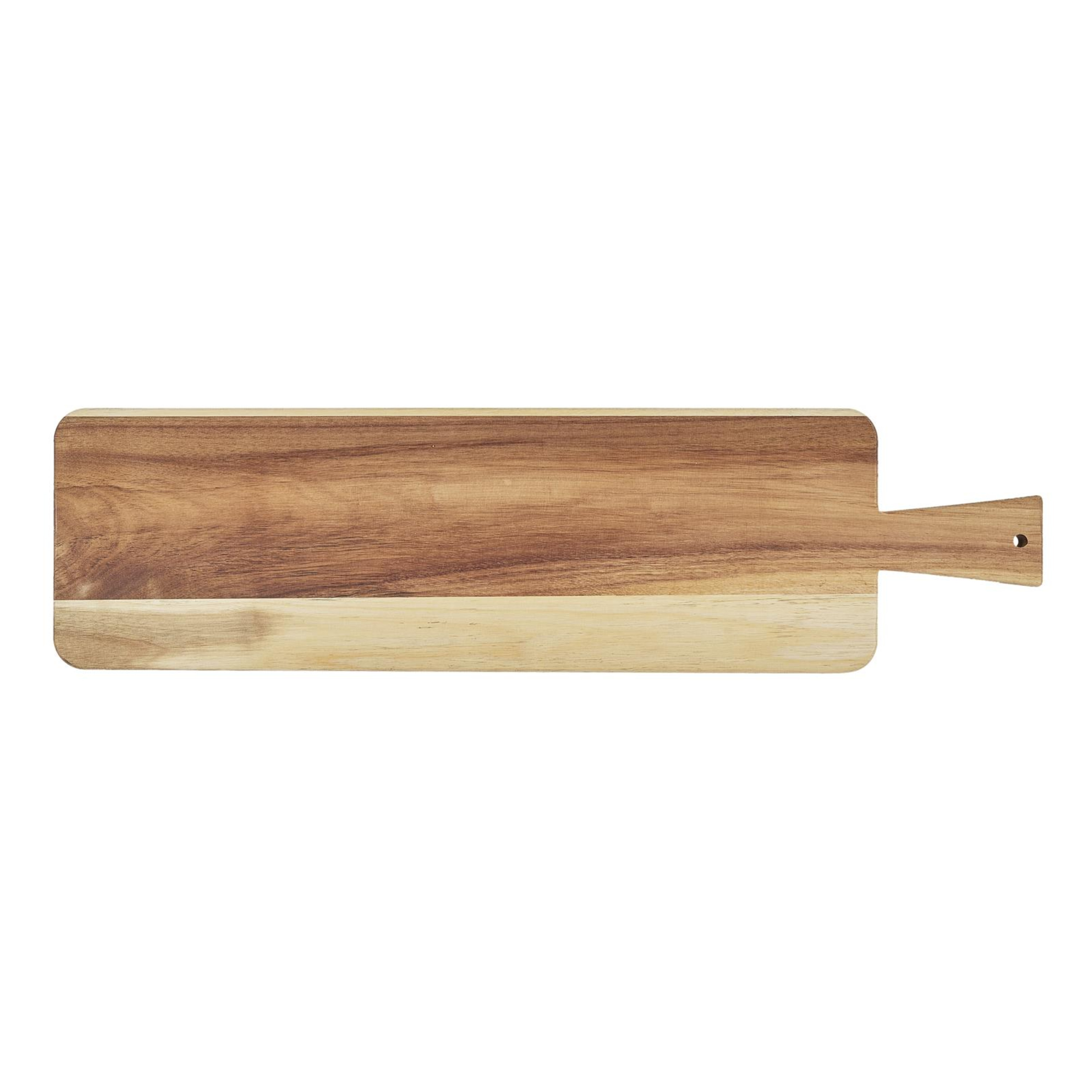 Home Deco Factory Serveerplank - acacia hout - 60x20 cm - rechthoek - borrelplank/kaasplank -