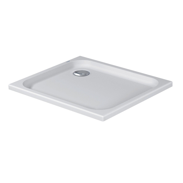 Duravit D-code douchebak 90x75x8,5cm rechthoekig acryl wit 720104000000000