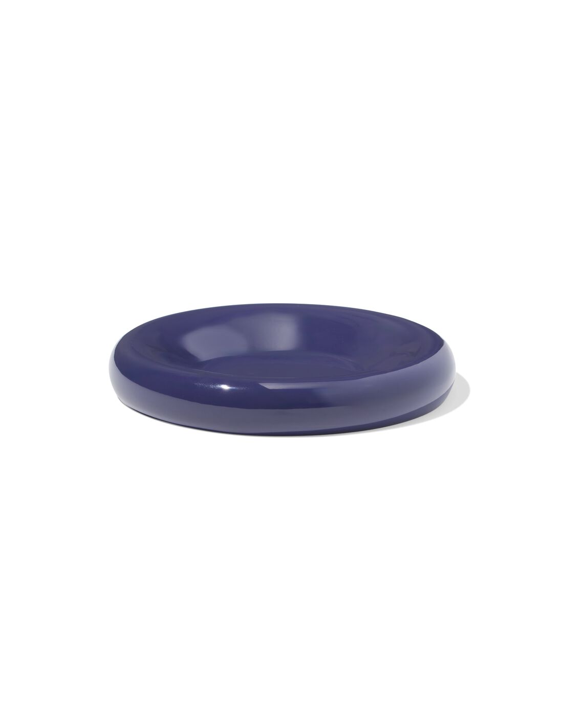 051 Kaarsonderzetter ⌀10cm Metaal Donkerblauw (donkerblauw)
