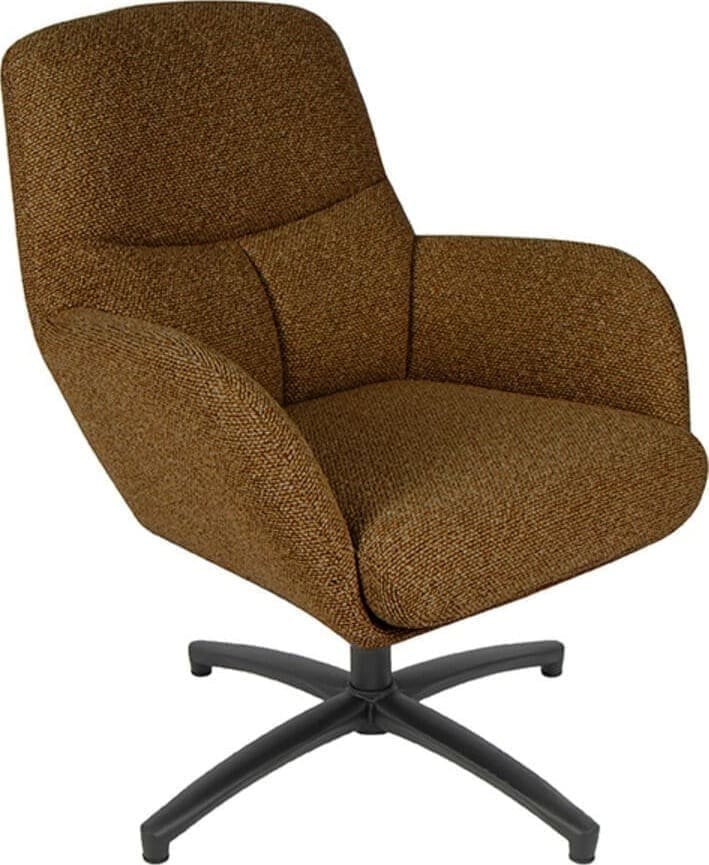 LABEL51 | Fauteuil Chill Zone - Coral - Boucle | Zitmeubels woonkamer | Draaifauteuil