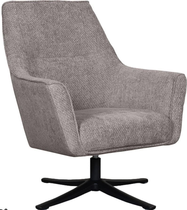 LABEL51 | Fauteuil Tod - Stone - Elite | Zitmeubels woonkamer | Draaifauteuil