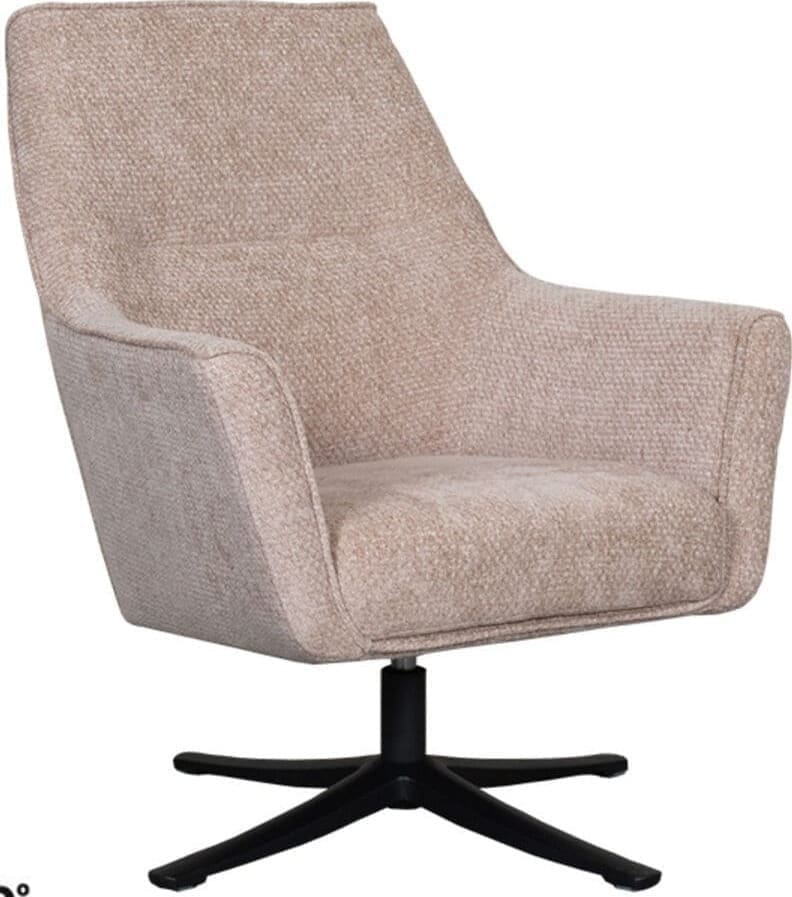 LABEL51 | Fauteuil Tod - Clay - Elite | Zitmeubels woonkamer | Draaifauteuil