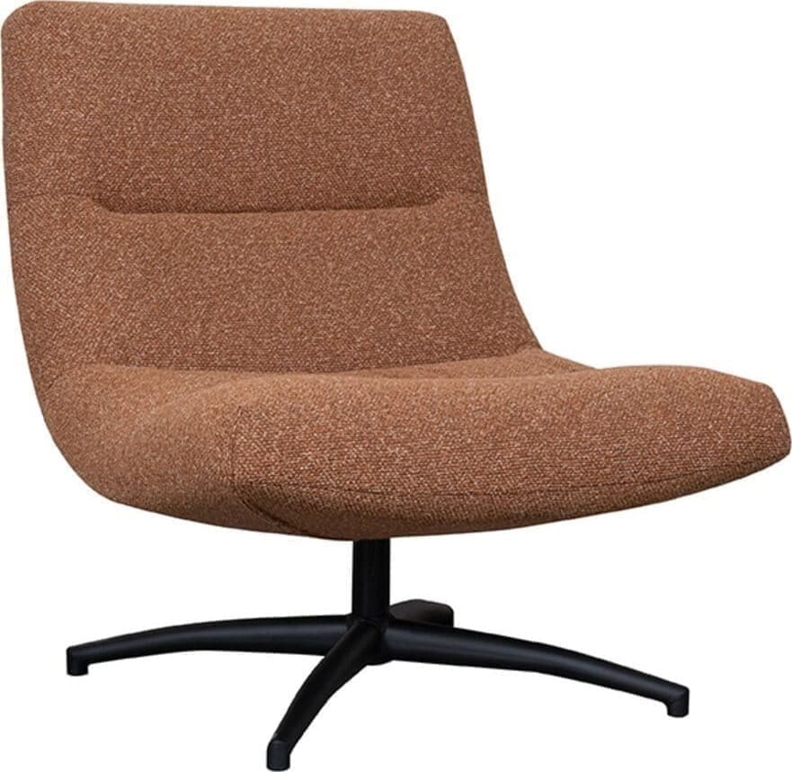 LABEL51 | Fauteuil Calix - Terra - Boucle | Zitmeubels woonkamer | Draaifauteuil