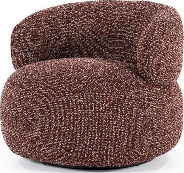 Eleonora | Fauteuil Maeve - Rood Maywood | Zitmeubels woonkamer | Draaifauteuil