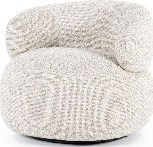 Eleonora | Fauteuil Maeve - Beige Maywood | Zitmeubels woonkamer | Draaifauteuil