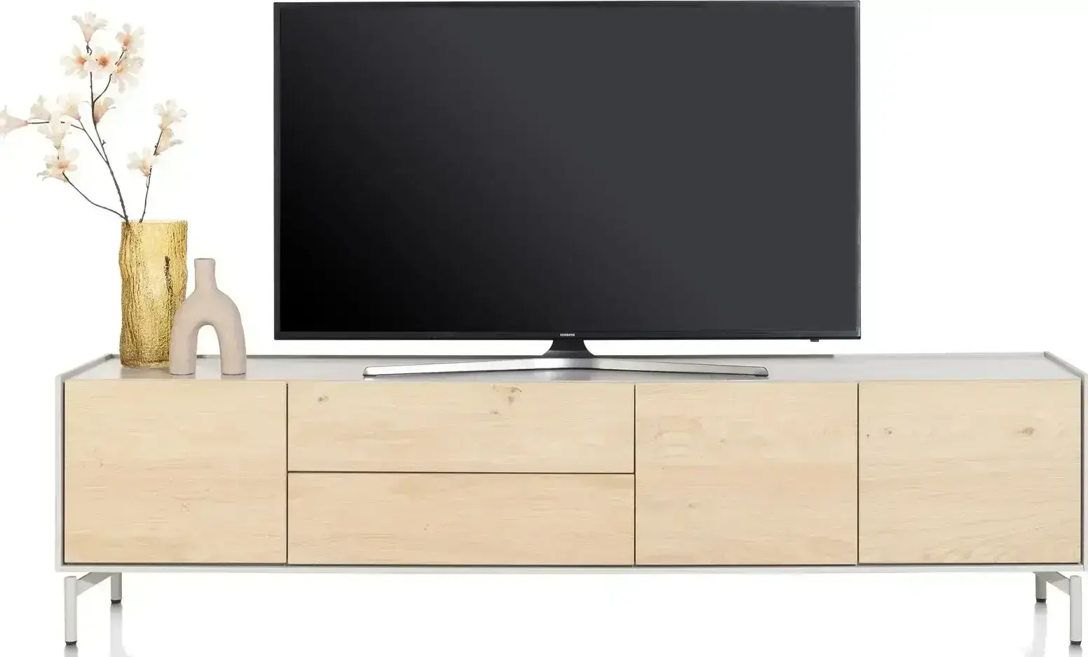 Xooon | Niora lowboard 210 cm - 3-deuren + 2-laden | Woonkamer meubels | Dressoir