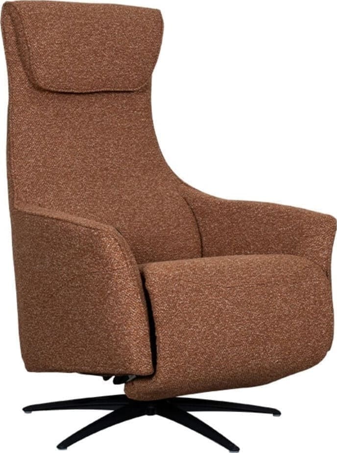LABEL51 | Fauteuil Lund - Coral - Boucle | Zitmeubels woonkamer | Relaxfauteuil