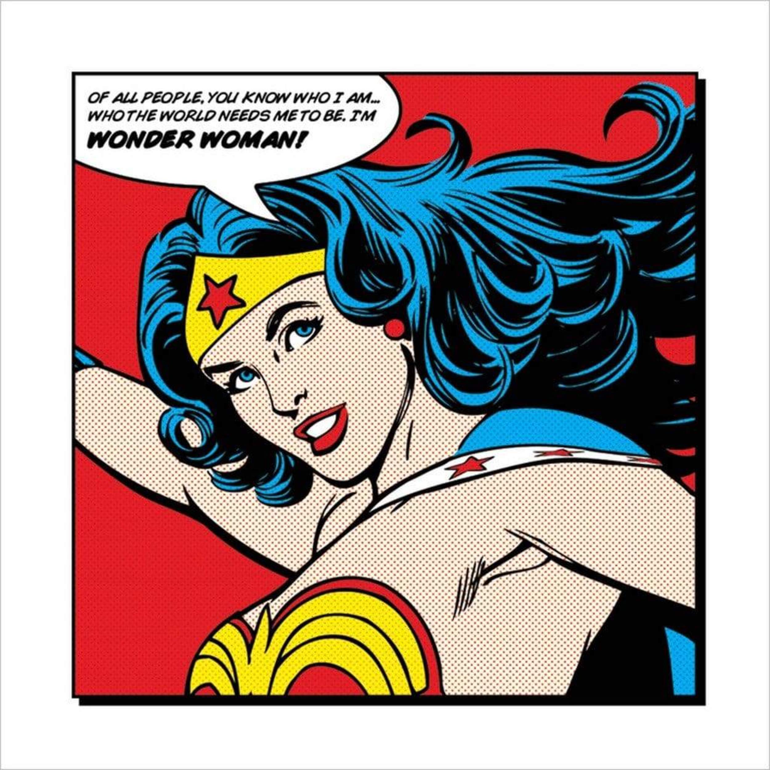 Pyramid Kunstdruk Wonder Woman - of all People 40x40cm