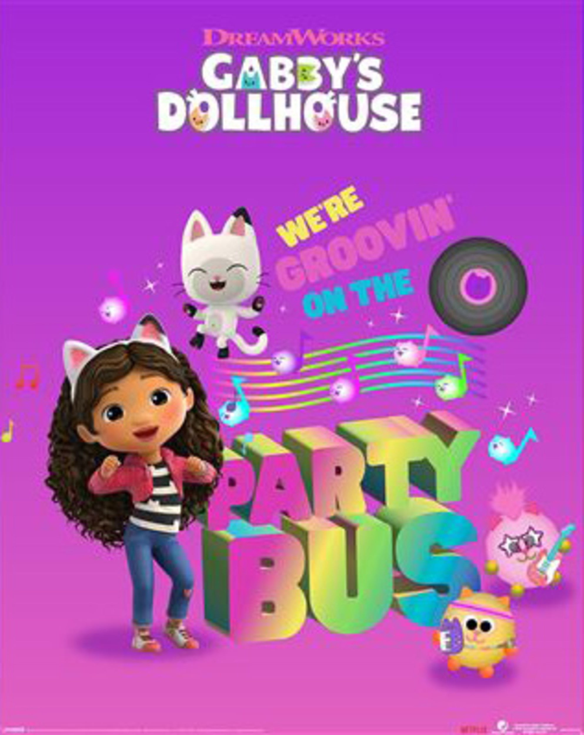 Pyramid Poster Gabbys Dollhouse - Party Bus 40x50cm
